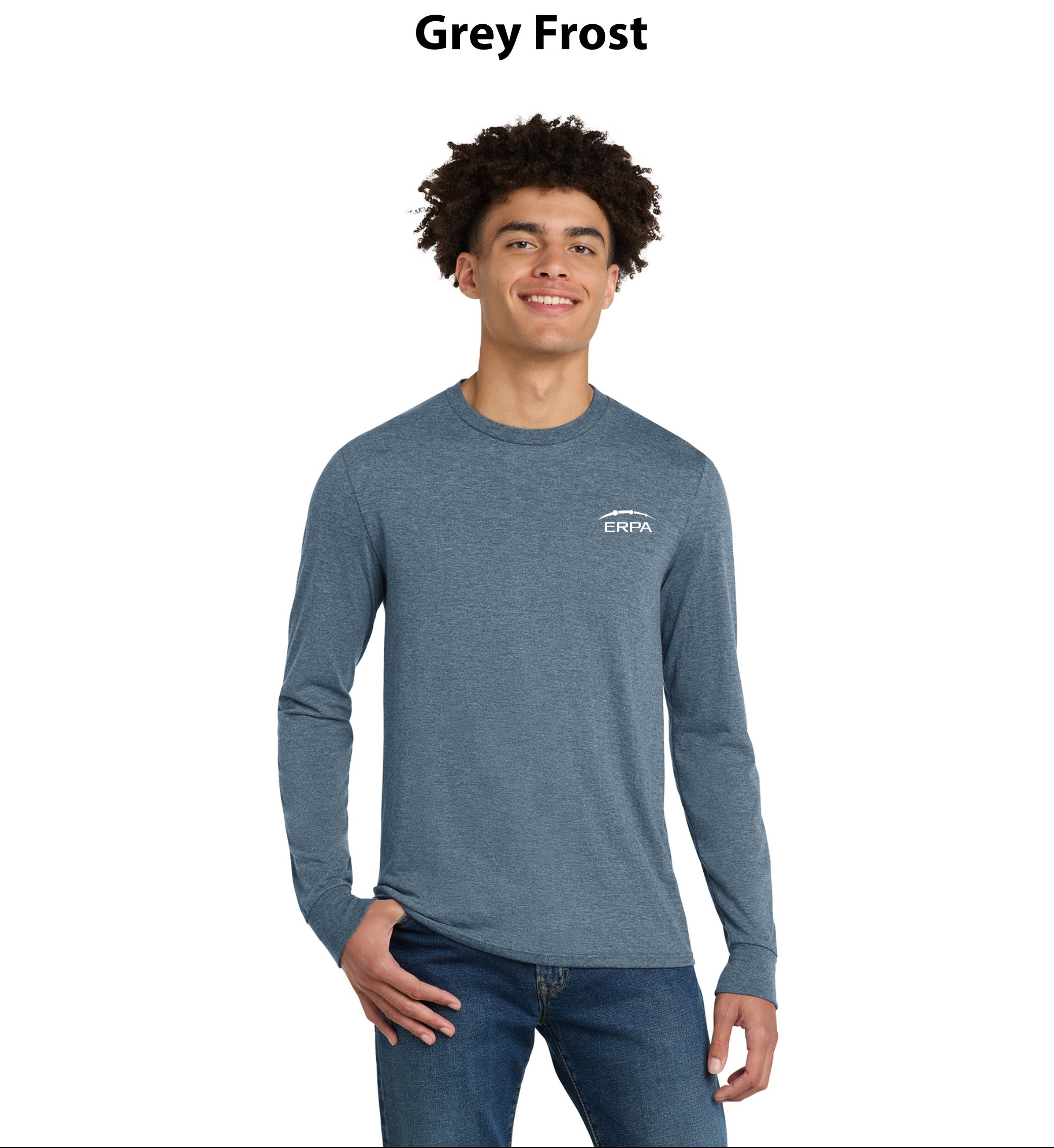 District Perfect Tri Long Sleeve Tee .