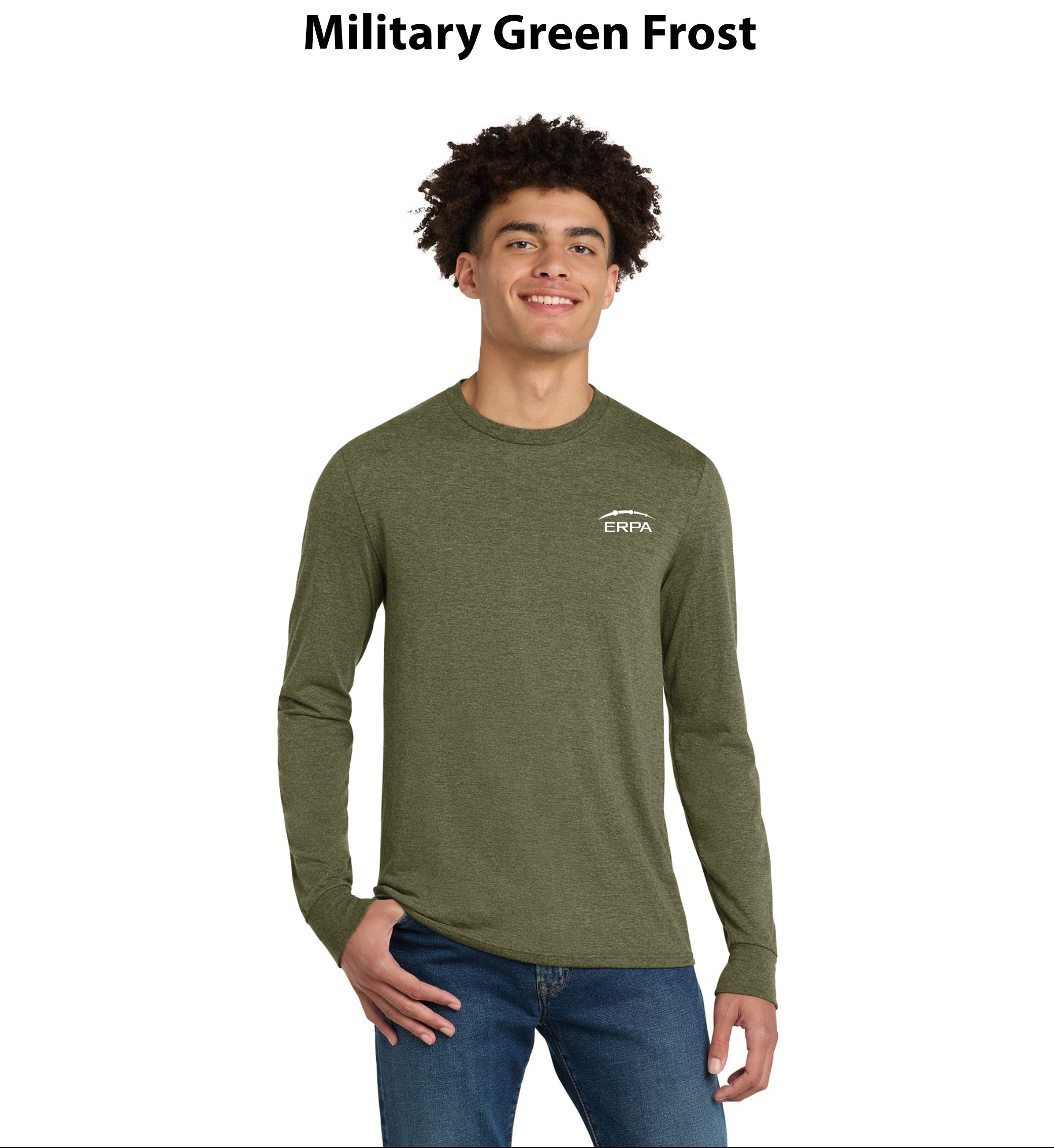 District Perfect Tri Long Sleeve Tee .