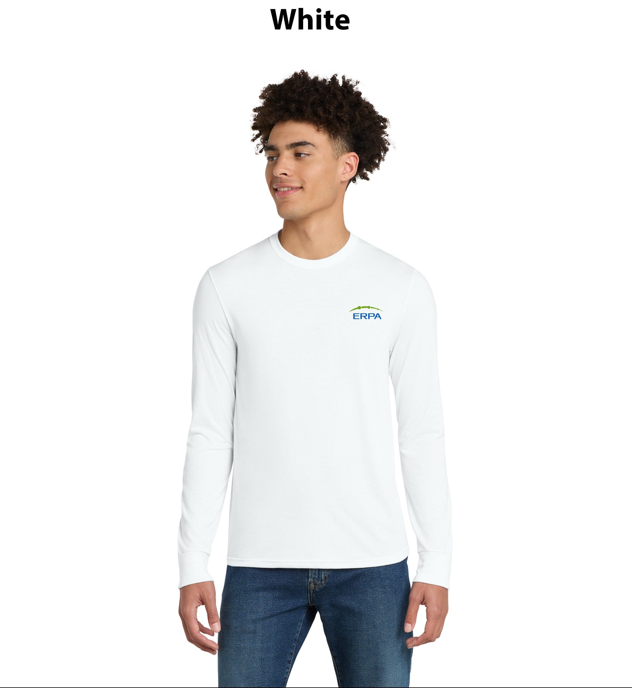 District Perfect Tri Long Sleeve Tee .