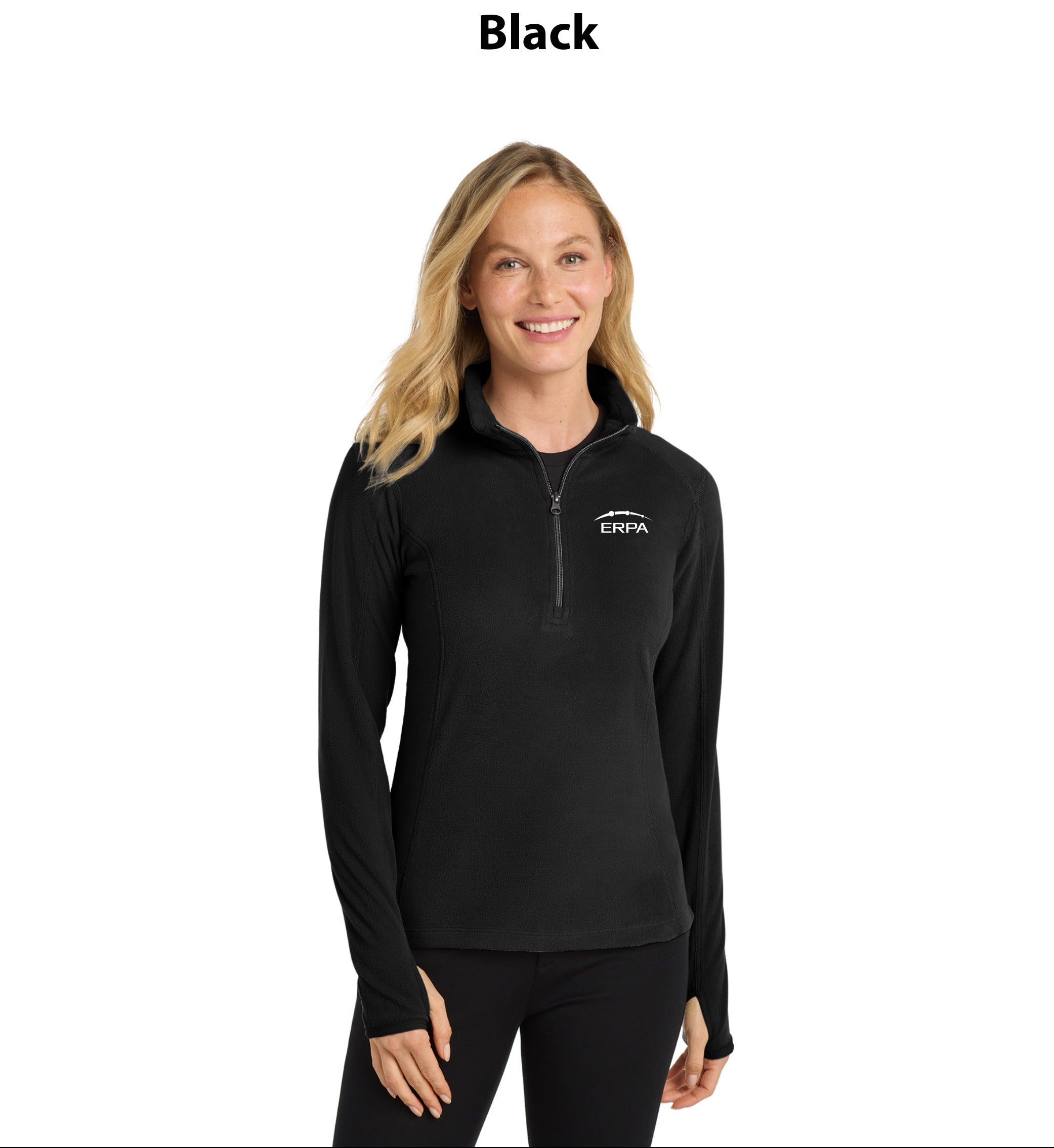 Port Authority Women's Microfleece 1/2-Zip Pullover.