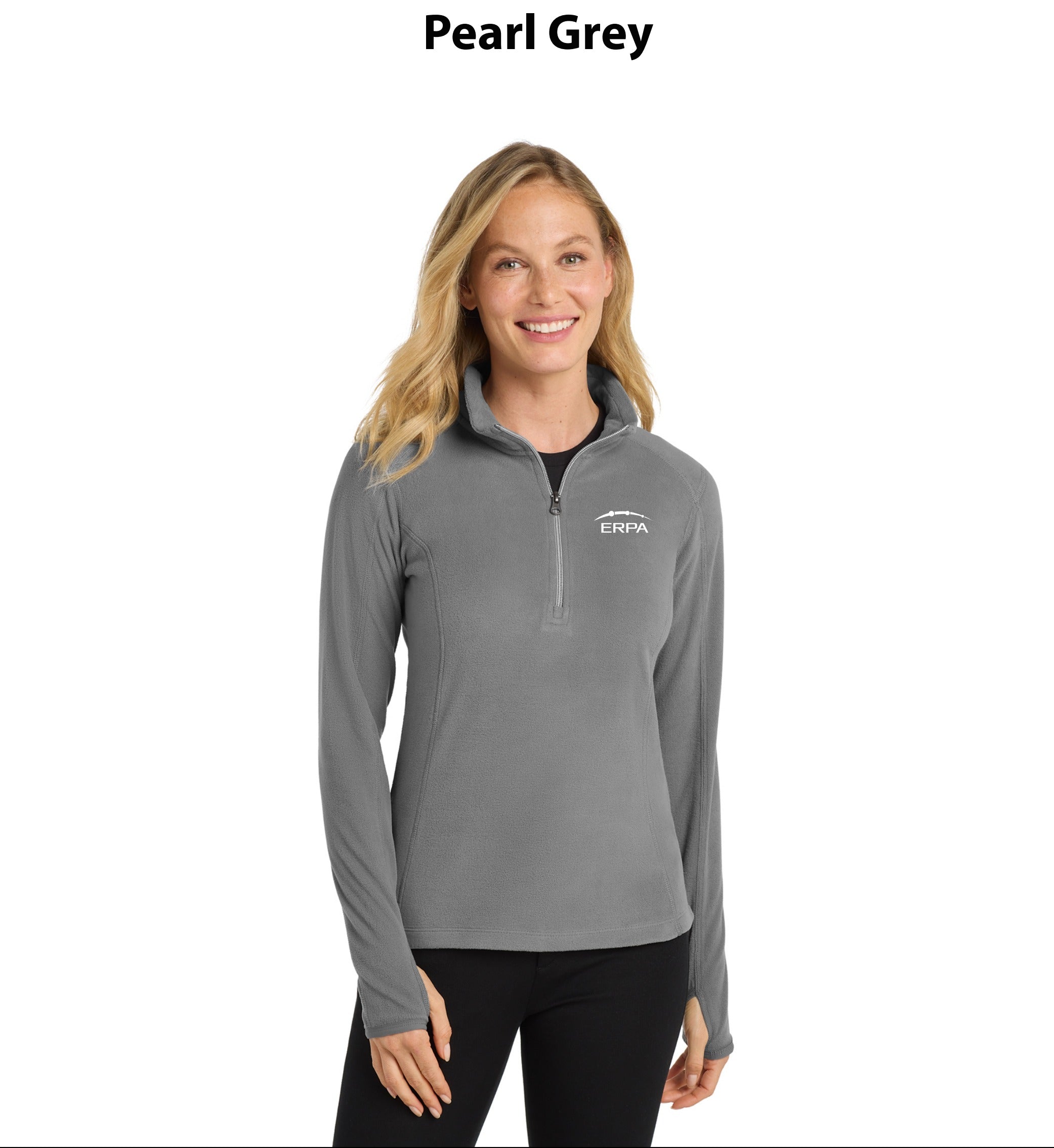 Port Authority Women's Microfleece 1/2-Zip Pullover.
