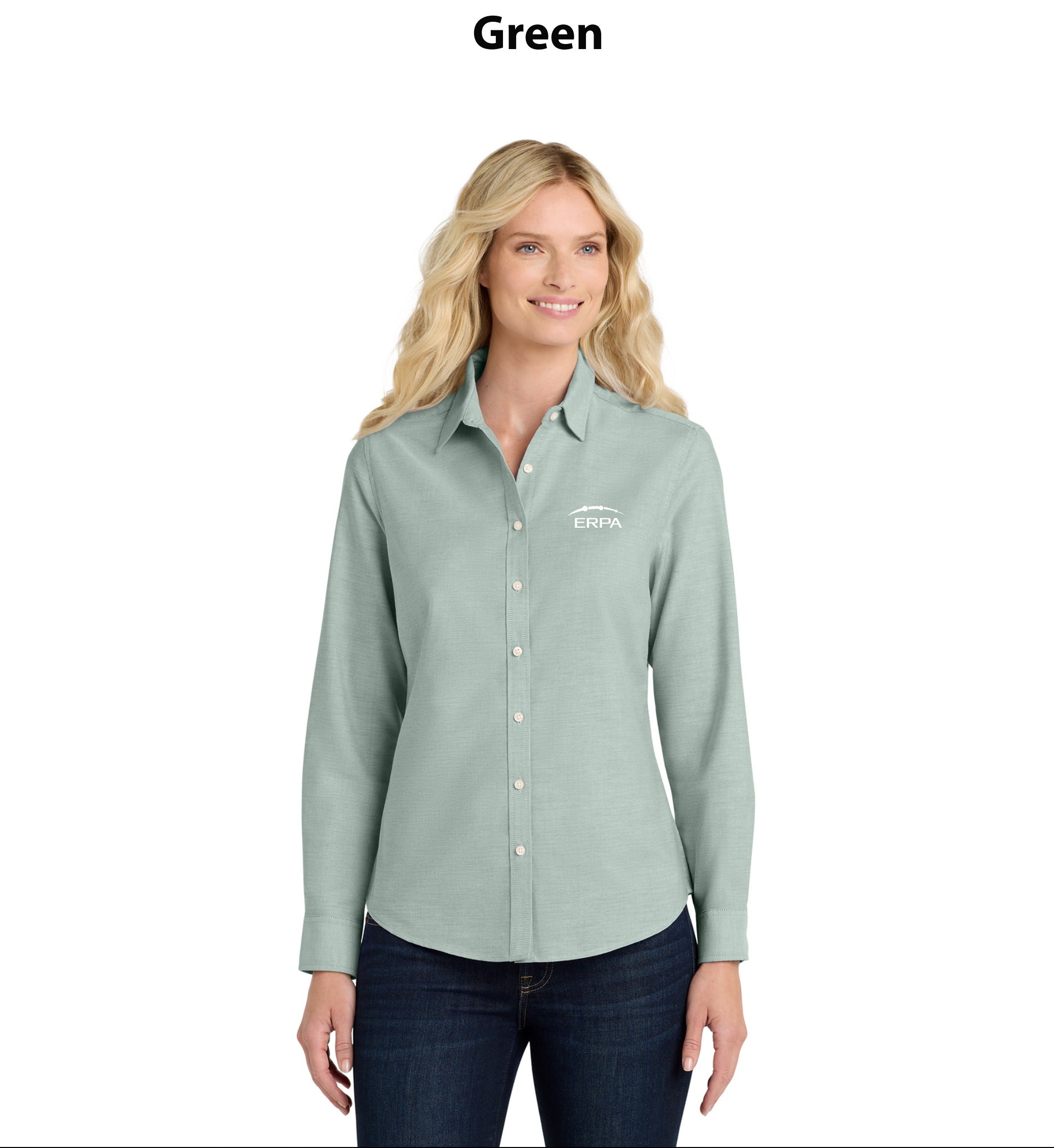 Port Authority Women's SuperPro Oxford Shirt.