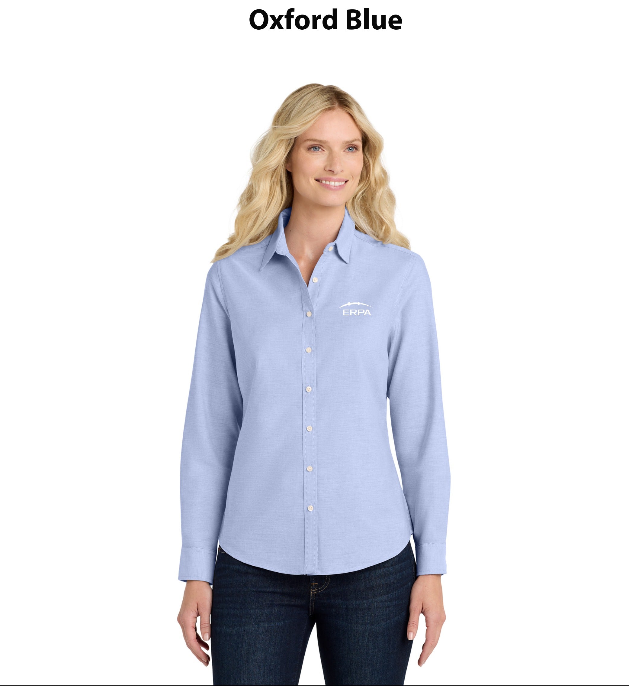 Port Authority Women's SuperPro Oxford Shirt.