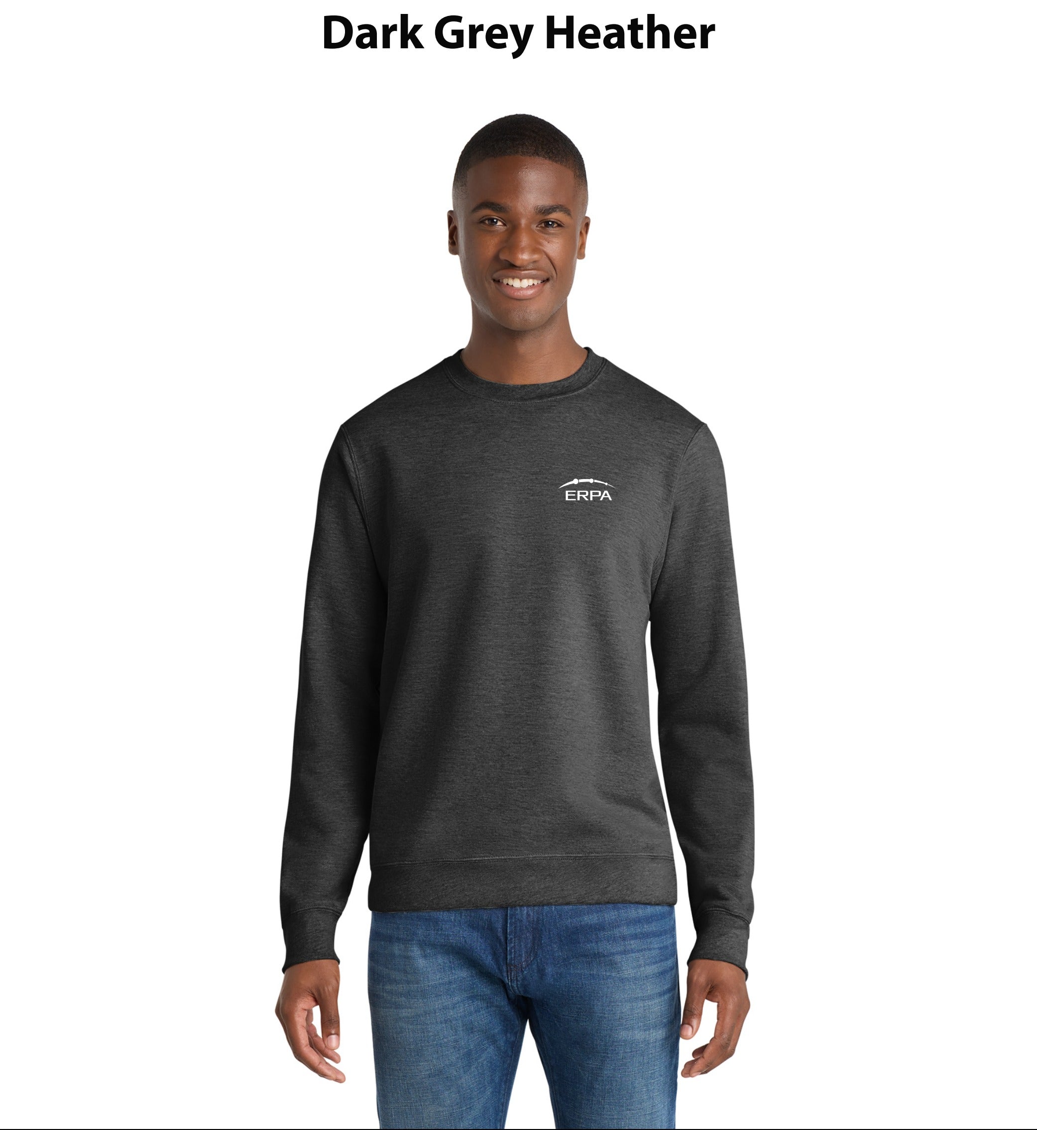 Port & Co Fan Favorite Fleece Crewneck Sweatshirt.