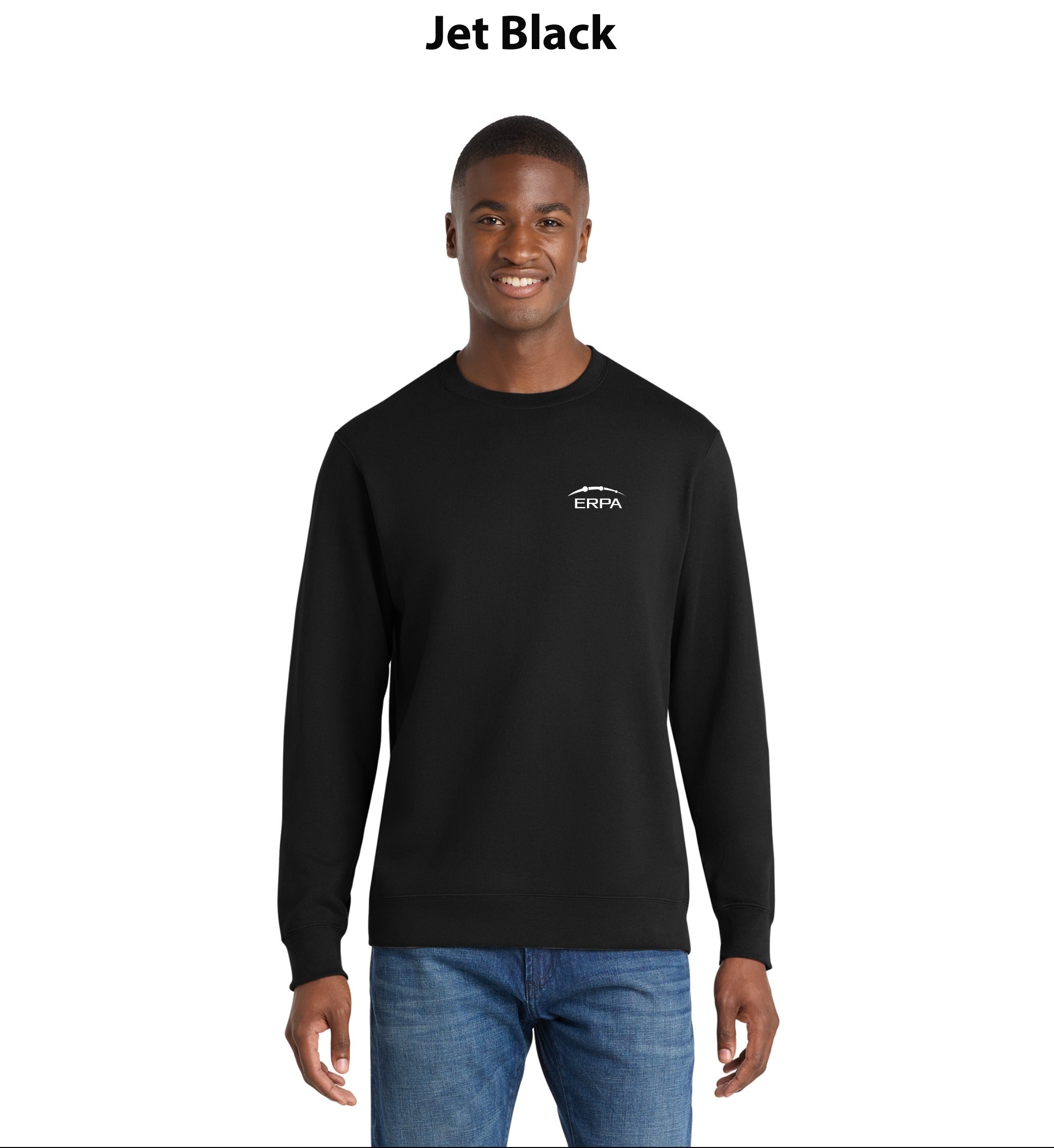 Port & Co Fan Favorite Fleece Crewneck Sweatshirt.