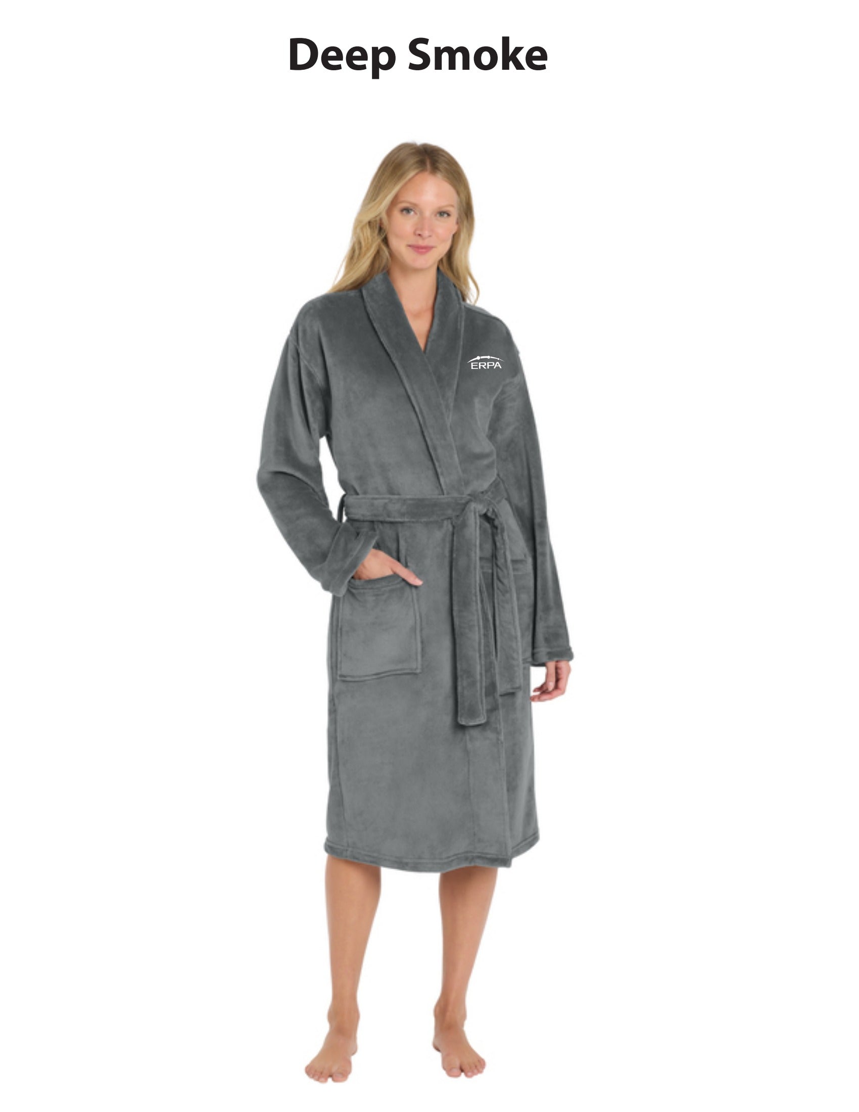 Port Authority Plush Microfleece Shawl Collar Robe.