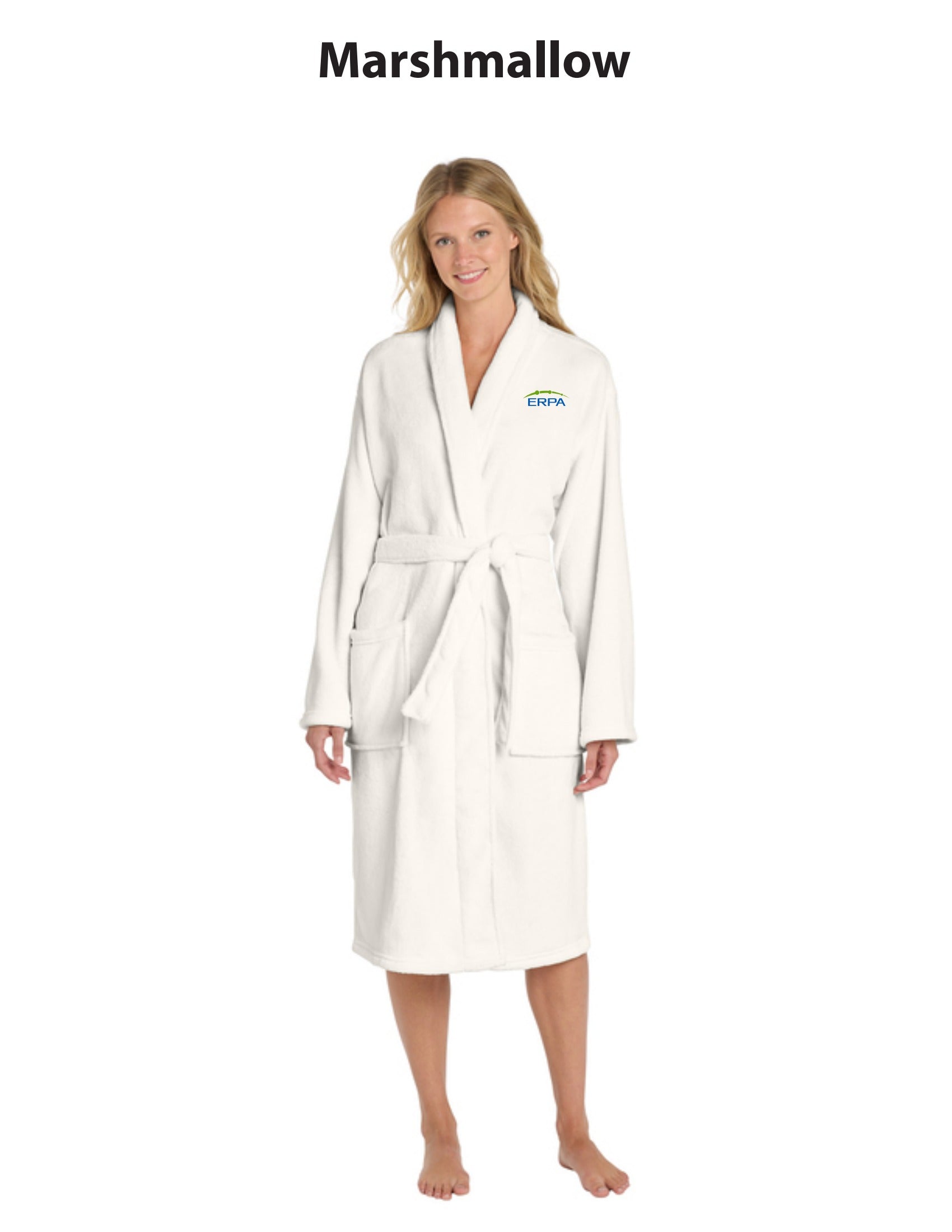 Port Authority Plush Microfleece Shawl Collar Robe.
