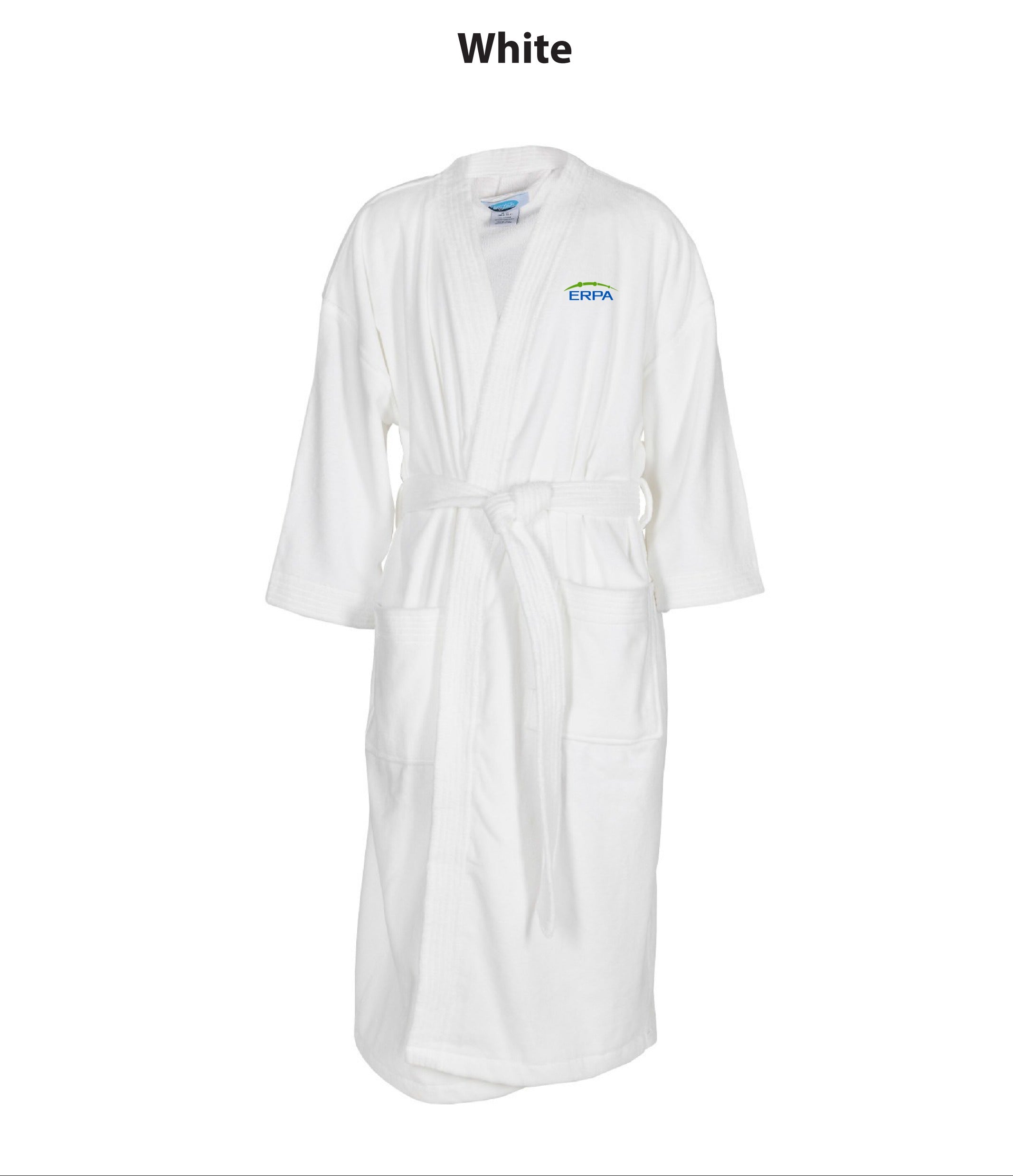 Port Authority Checkered Terry Shawl Collar Robe.