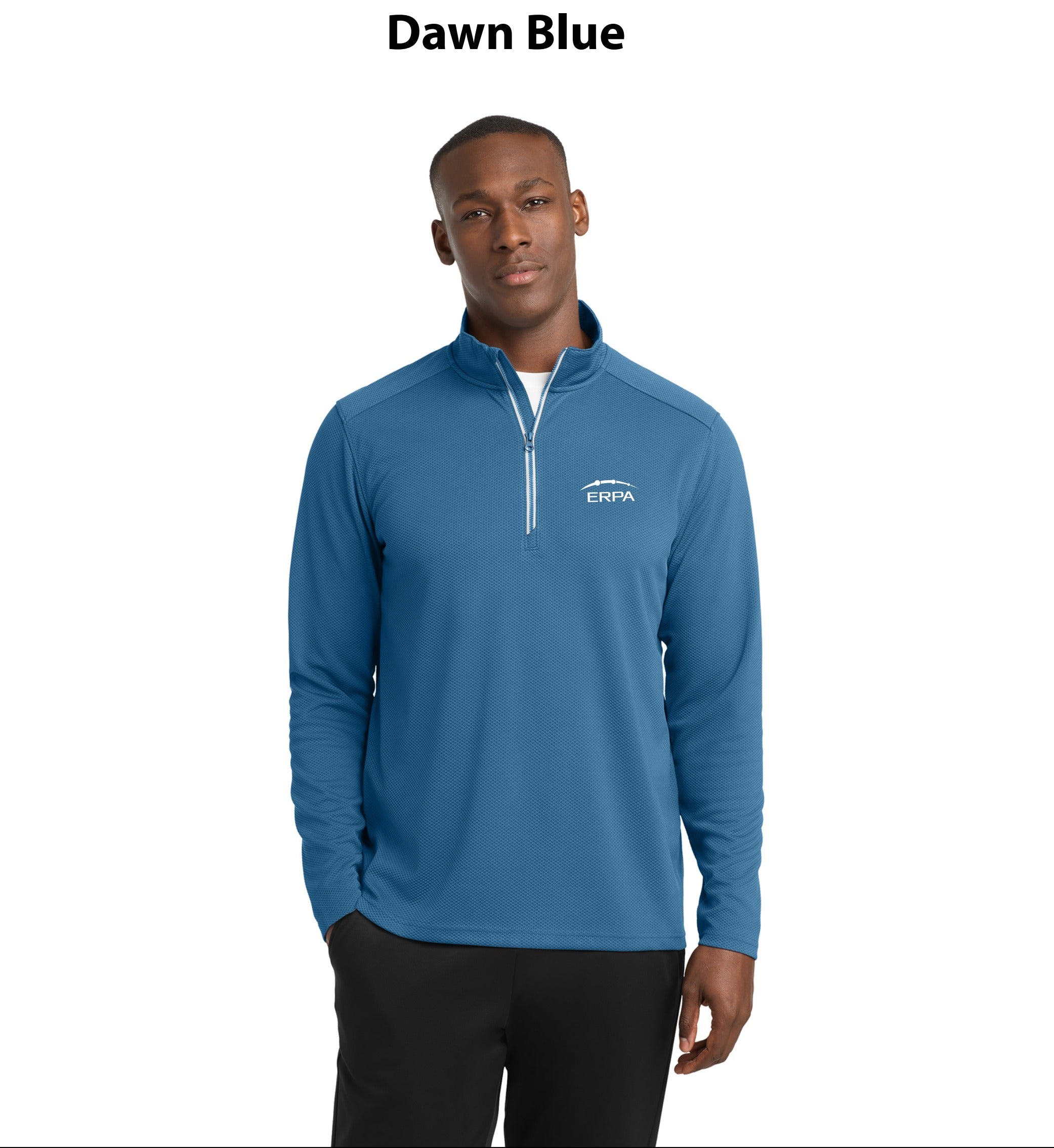 Sport-Tek Sport-Wick Textured 1/4-Zip Pullover.